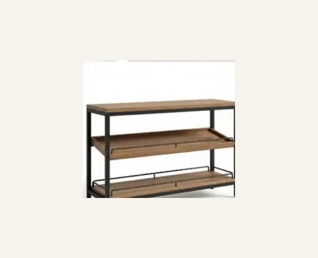 Exhibidor bajo retail / coffee bar console · catálogo HORECA Juliette